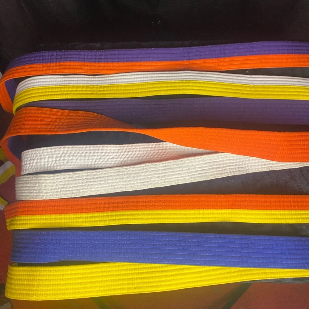 Colorful Martial Arts Belts Set